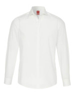 Camicia Pure SLIM FIT UNI POPELINE beige con cutaway collar in taglio stretto