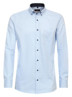 Camicia Redmond MODERN FIT STRUTTURA azzurro con Button Down collar in taglio moderno