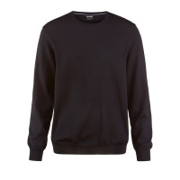 Pullover OLYMP nero in taglio moderno