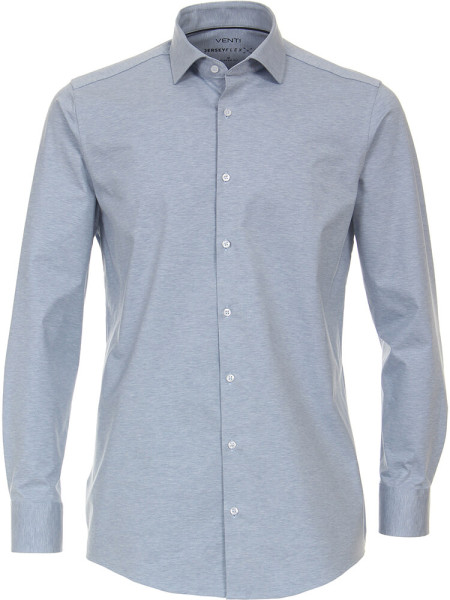 Camicia Venti MODERN FIT JERSEY azzurro con Kent collar in taglio moderno