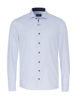 Camicia Pure MODERN FIT STRUTTURA azzurro con cutaway collar in taglio moderno