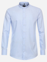 Camicia Venti MODERN FIT UNI POPELINE azzurro con Colletto rialzato collar in taglio moderno