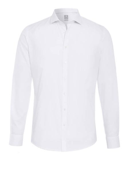 Camicia Pure EXTRA SLIM UNI STRETCH bianco con cutaway collar in taglio super stretta