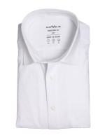 Marvelis Hemd MODERN FIT JERSEY weiss mit New Kent Kragen in moderner Schnittform