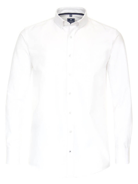 Redmond Hemd REGULAR FIT FEIN OXFORD weiss mit Button Down Kragen in klassischer Schnittform