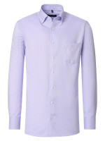 Camicia CASAMODA COMFORT FIT BELLE OXFORD lilla con Button Down collar in taglio classico