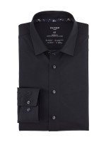 Camicia Olymp LUXOR modern fit JERSEY blu scuro con Nuovo Kent collar in taglio moderno