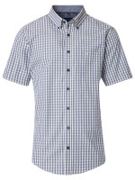 Chemise CasaModa COMFORT FIT EASY CARE bleu clair avec col Button Down en coupe classique