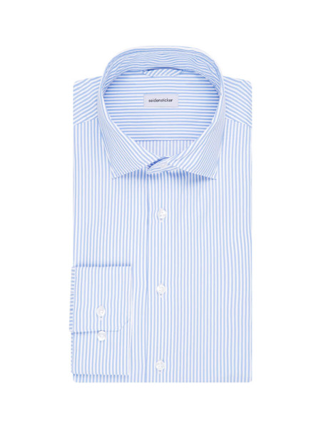 Camicia Seidensticker EXTRA SLIM UNI STRETCH azzurro con Kent collar in taglio super stretta