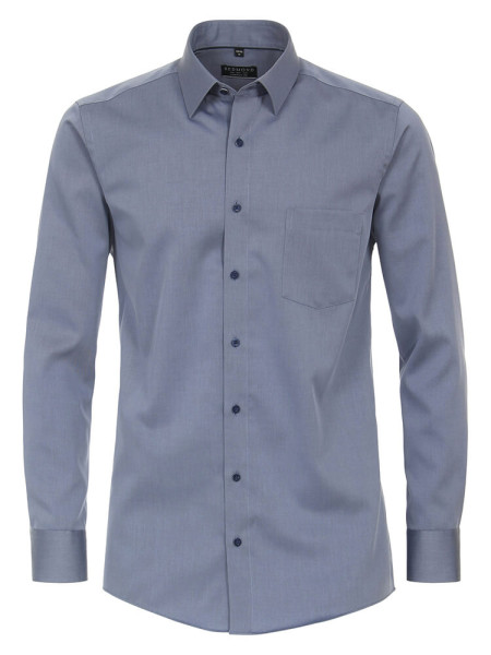 Camicia Redmond MODERN FIT TWILL blu scuro con Kent collar in taglio moderno