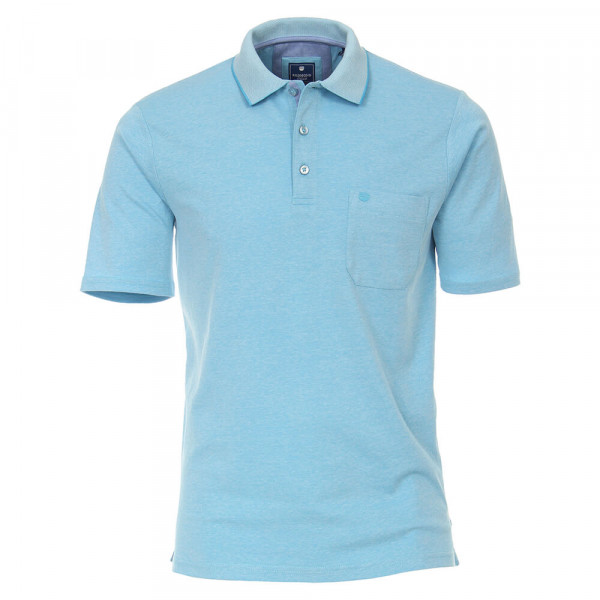 Polo Redmond azzurro in taglio classico