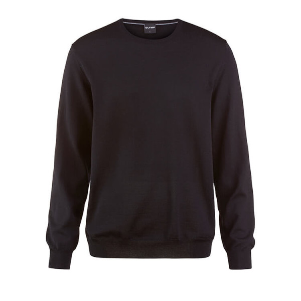 Pullover OLYMP nero in taglio moderno