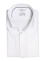 Camicia Marvelis MODERN FIT PERFORMANCE bianco con Kent moderno collar in taglio moderno