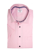 Marvelis Hemd MODERN FIT UNI POPELINE rosa mit New Kent Kragen in moderner Schnittform