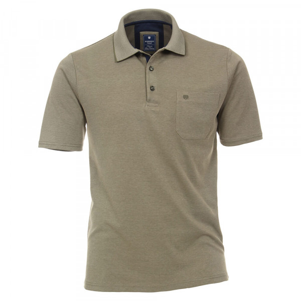 Redmond Poloshirt grau in klassischer Schnittform