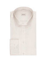 Chemise Seidensticker SLIM SATEEN blanc avec col Nouveau Kent en coupe étroite