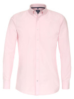 Redmond Hemd REGULAR FIT FEIN OXFORD rosa mit Button Down Kragen in klassischer Schnittform