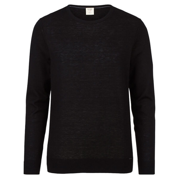 Pullover OLYMP nero in taglio stretto