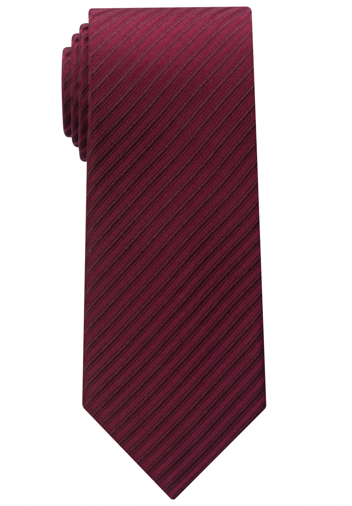 Eterna Krawatte gestreift | MODE 9716-57 SPEZIALIST dunkelrot